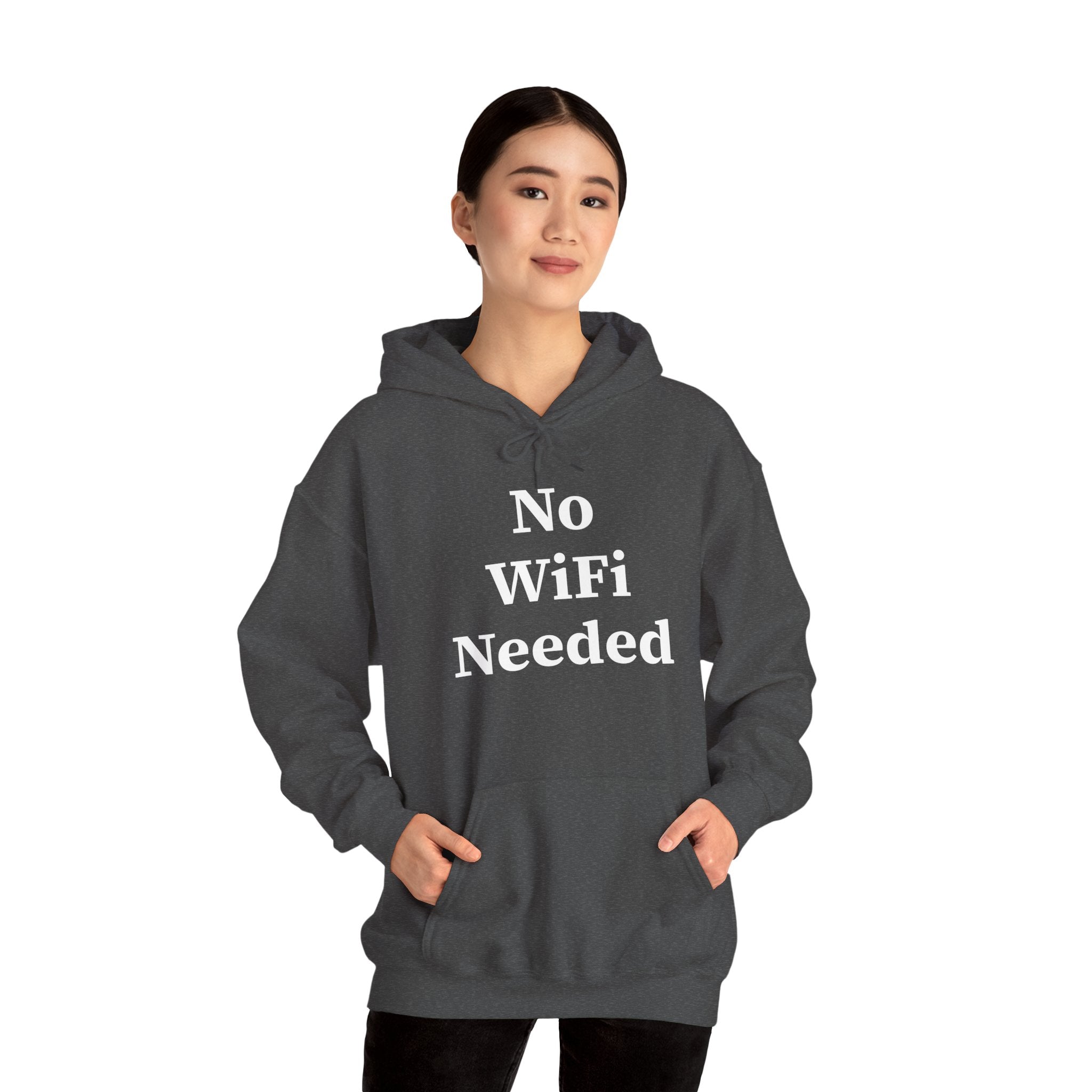 No WiFi Needed - Heavy Hoodie