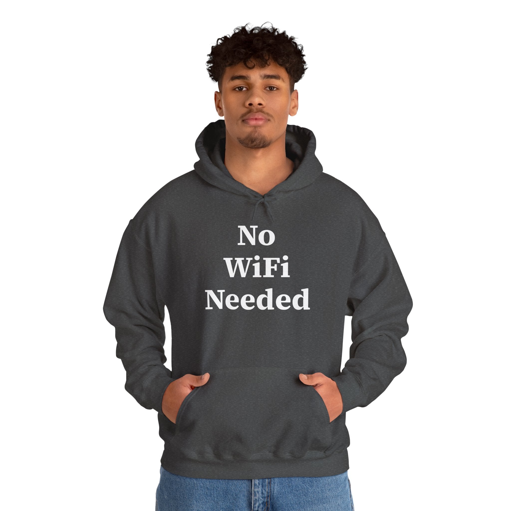 No WiFi Needed - Heavy Hoodie
